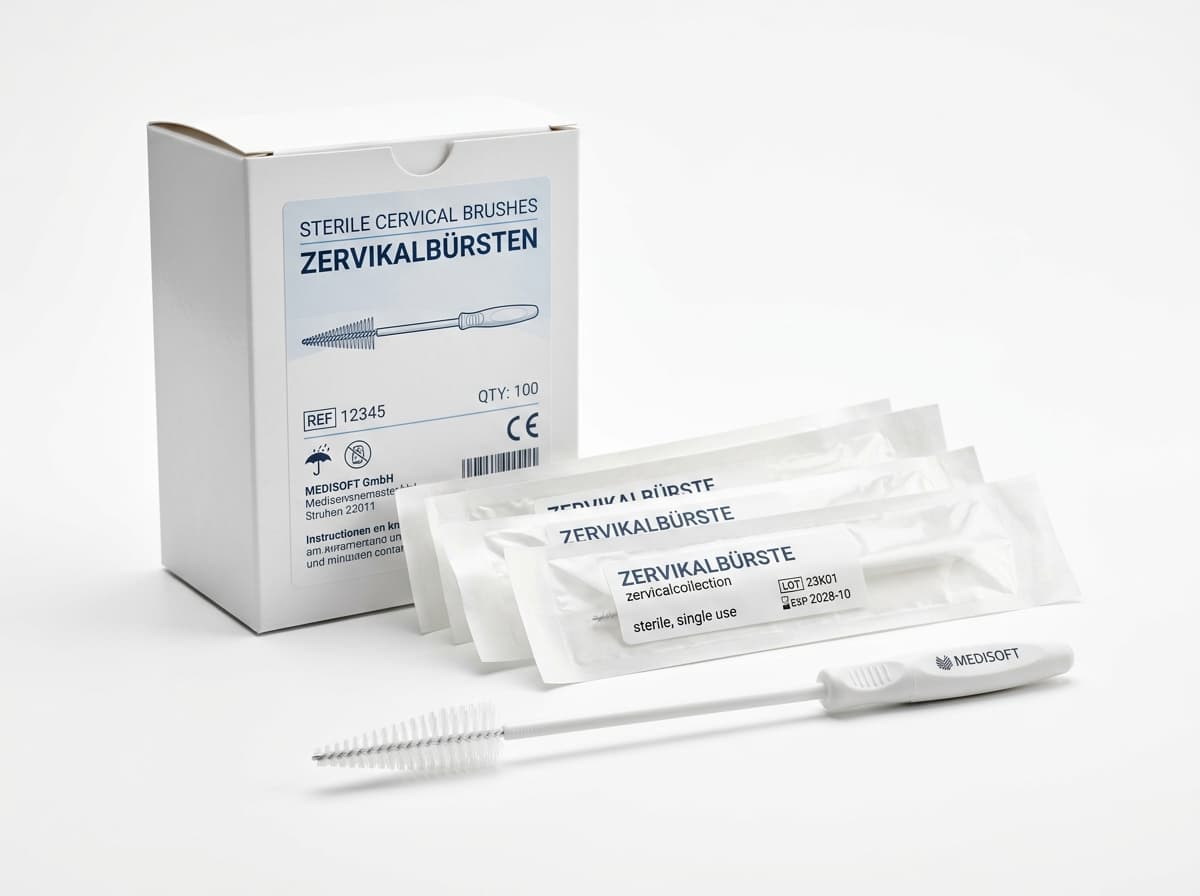 Sterile Zervikalbürsten für die Zytologie